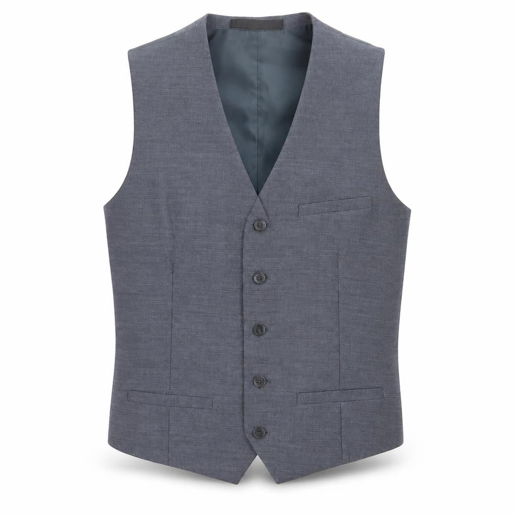 Topman Mens Blue   Jacket Suit Waistcoat Size 40