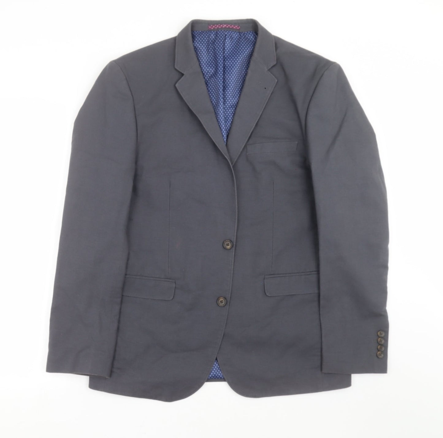 NEXT Mens Grey   Jacket Suit Jacket Size 40  - Tailored fit