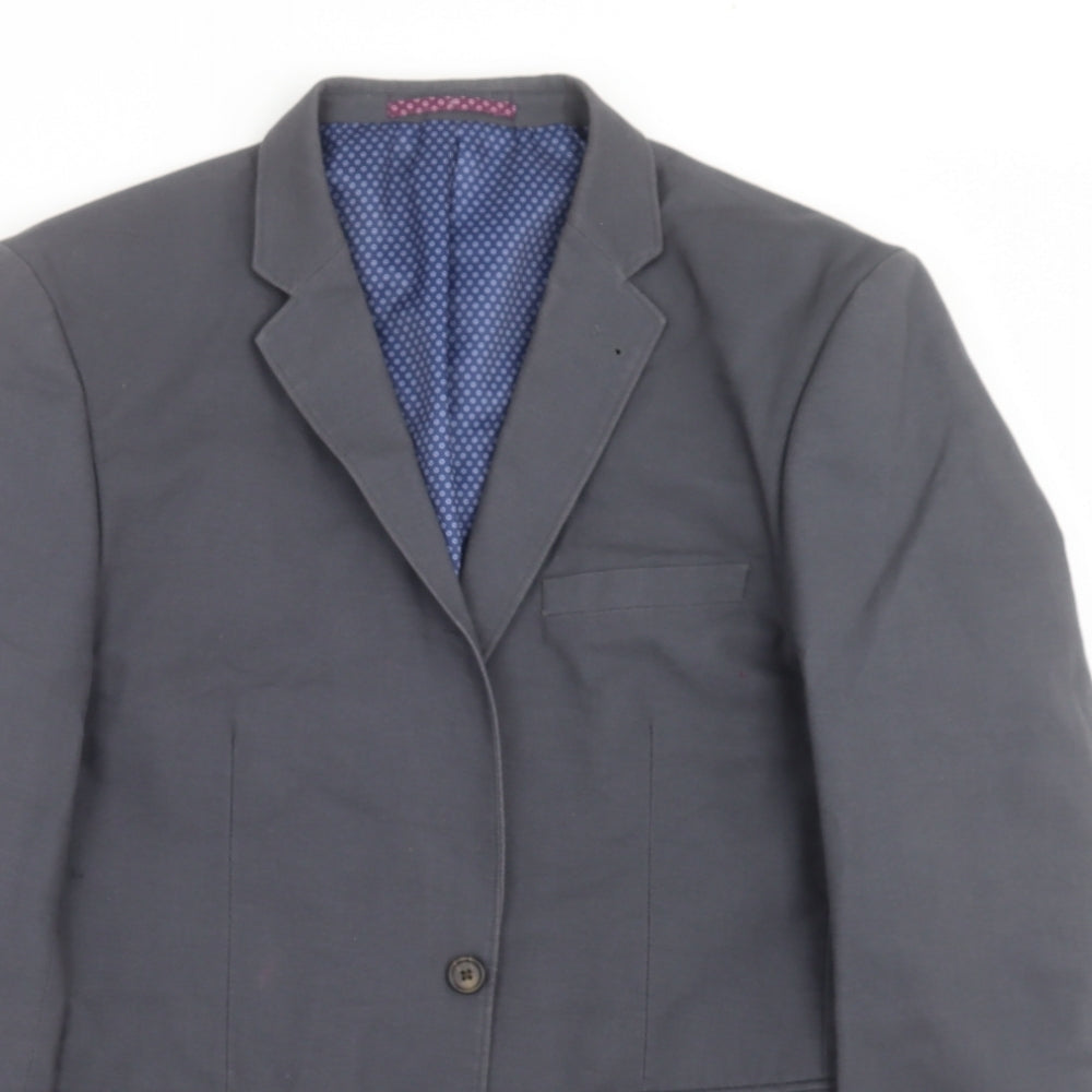 NEXT Mens Grey   Jacket Suit Jacket Size 40  - Tailored fit