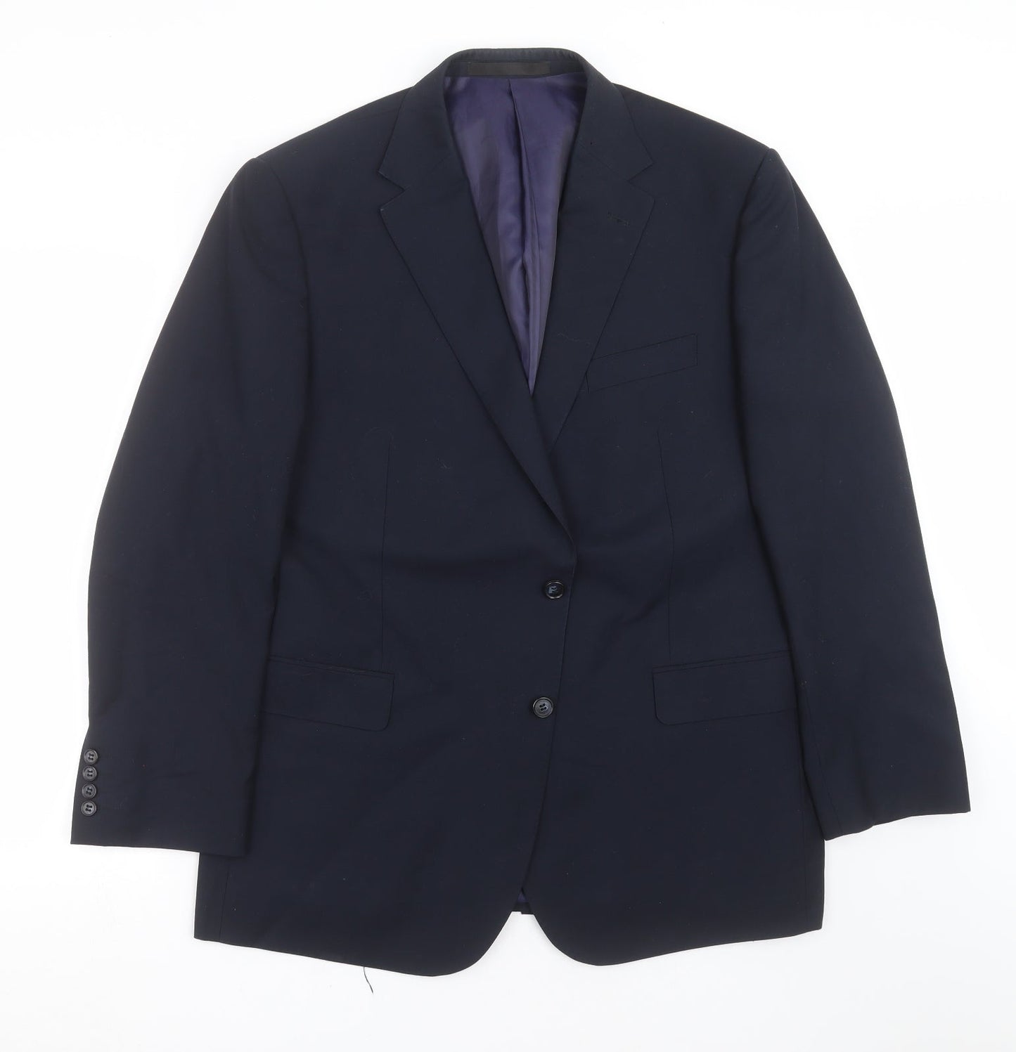Marks and Spencer Mens Blue   Jacket Suit Jacket Size 44