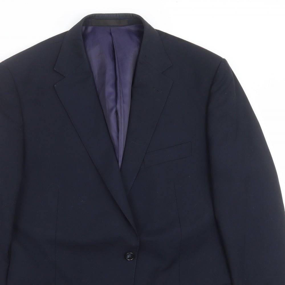 Marks and Spencer Mens Blue   Jacket Suit Jacket Size 44
