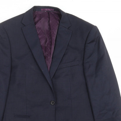 Next Mens Blue   Jacket Suit Jacket Size 42