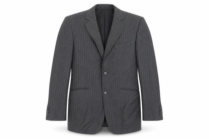F&F Mens Grey Striped  Jacket Suit Jacket Size 44