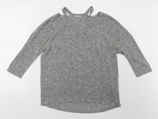 Sainsburys Womens Grey   Pullover Sweatshirt Size 14