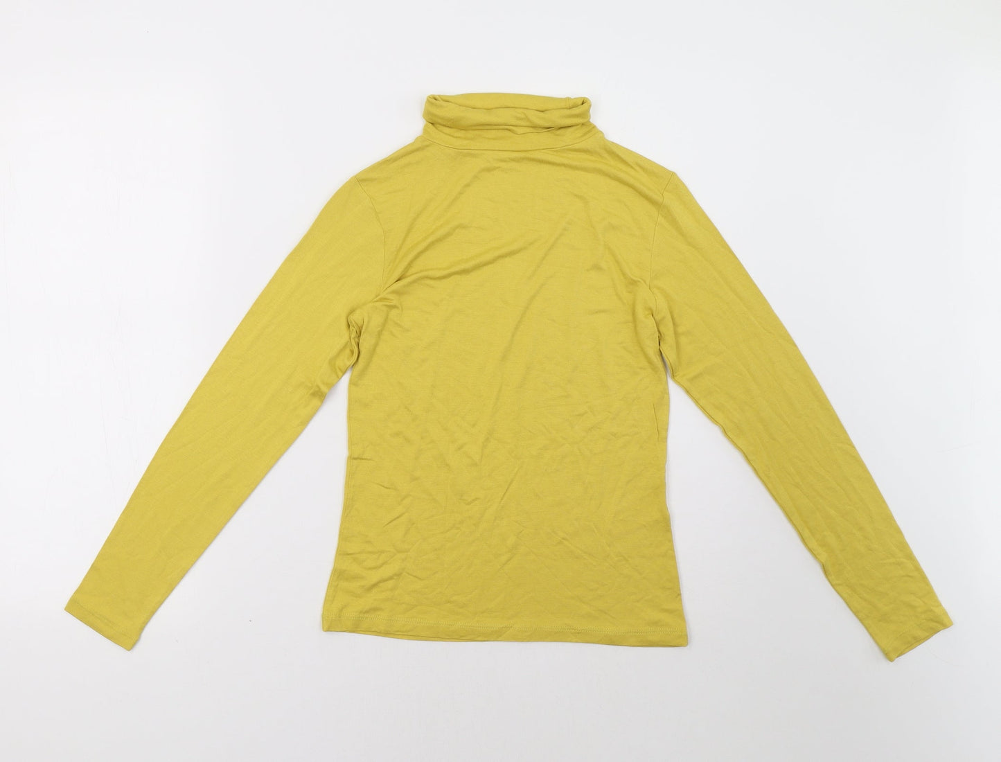 Peacocks Womens Yellow   Pullover Sweatshirt Size 10