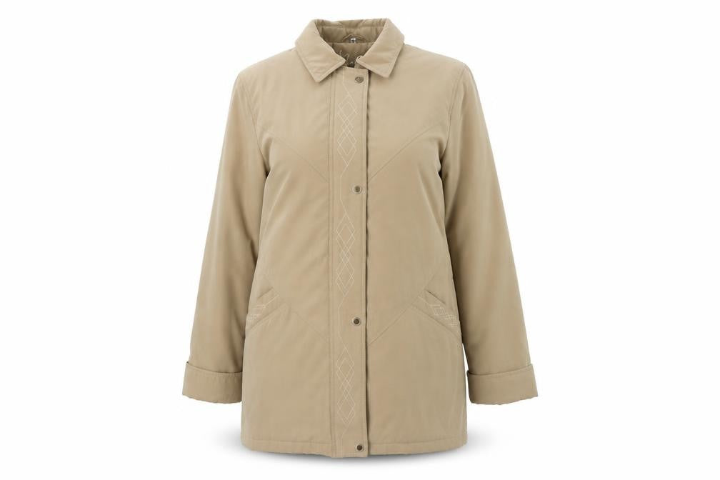 Klass Womens Beige   Jacket  Size L