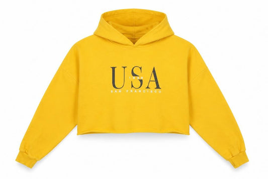 H&M Womens Yellow   Pullover Hoodie Size S
