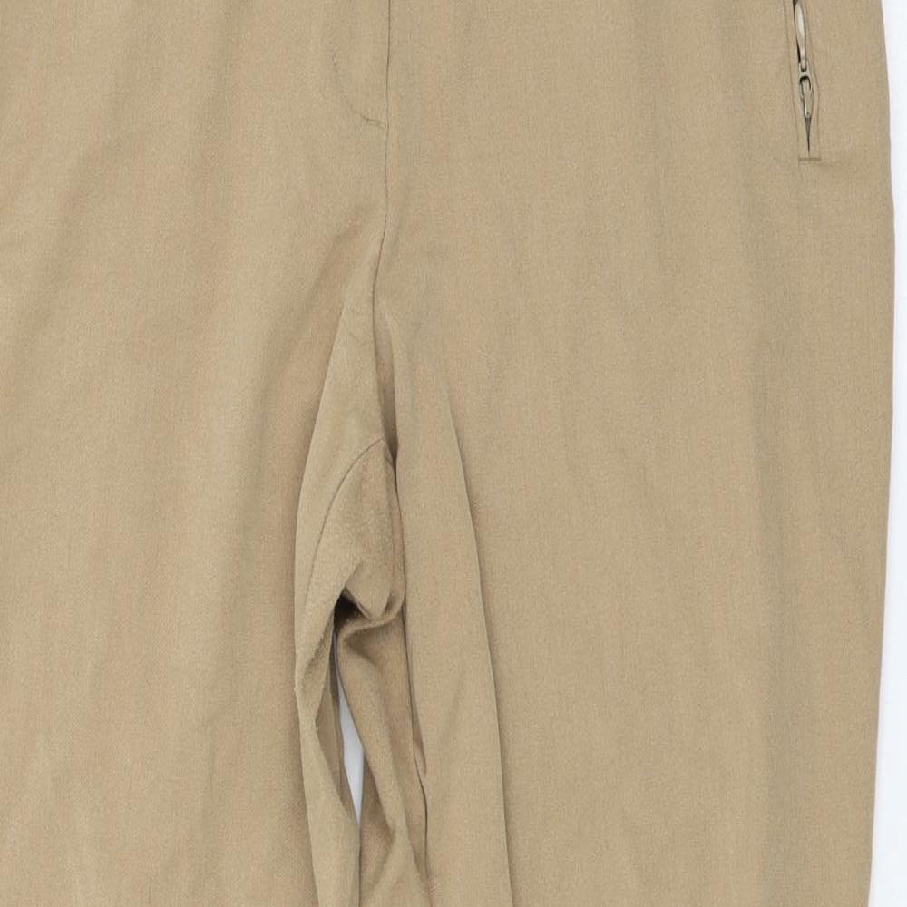 Marks and Spencer Womens Beige   Trousers  Size 12 L27 in