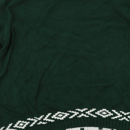 Ca Me Plait Womens Green   Pullover Jumper Size 12