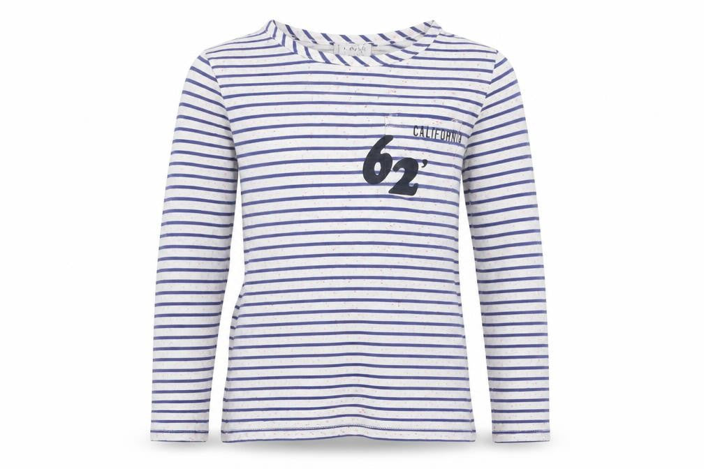 NEXT Girls Multicoloured Striped  Basic T-Shirt Size 6 Years