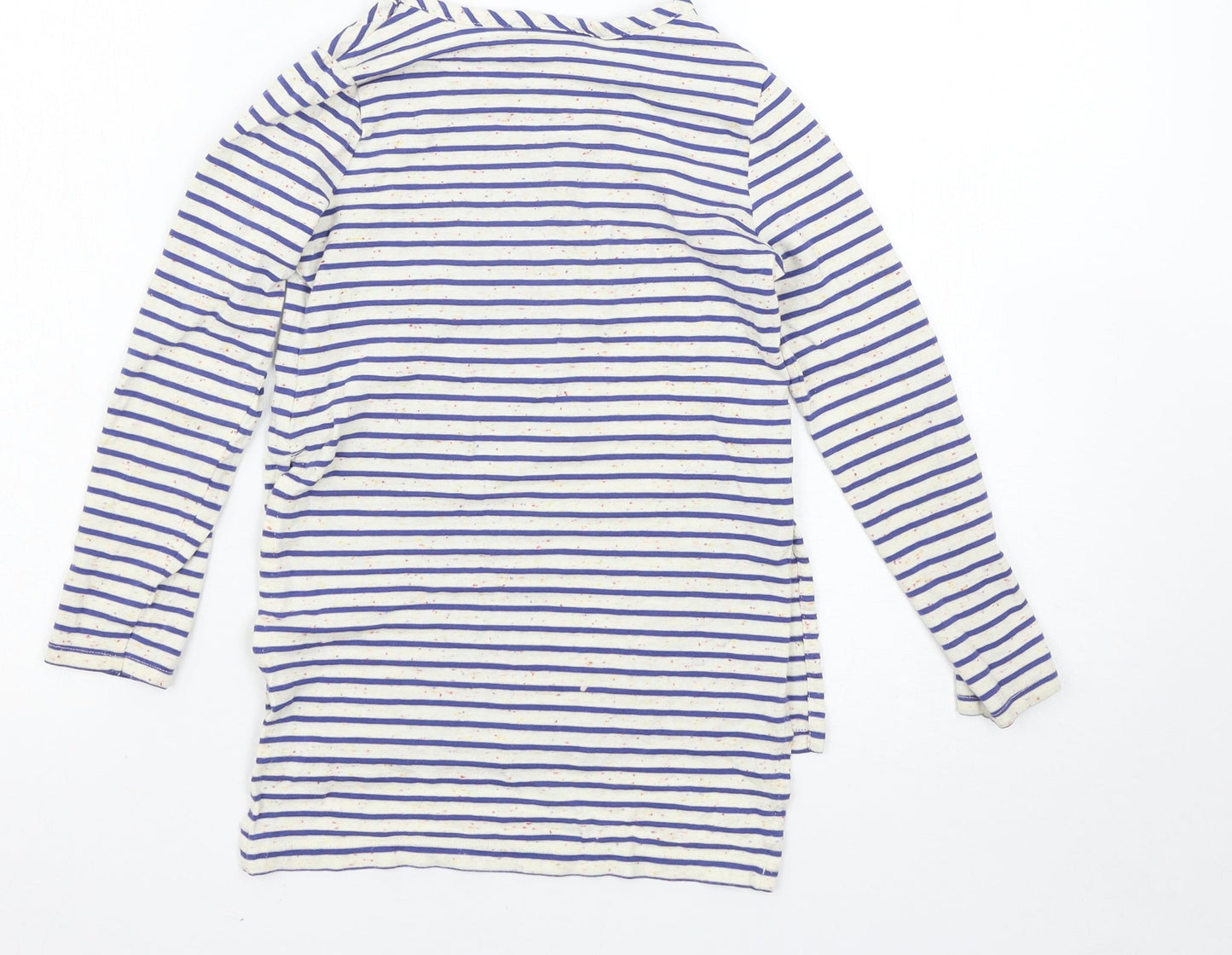 NEXT Girls Multicoloured Striped  Basic T-Shirt Size 6 Years