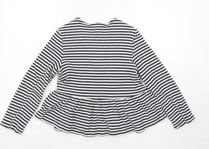 Topshop Womens Multicoloured Striped  Pullover Jumper Size 6