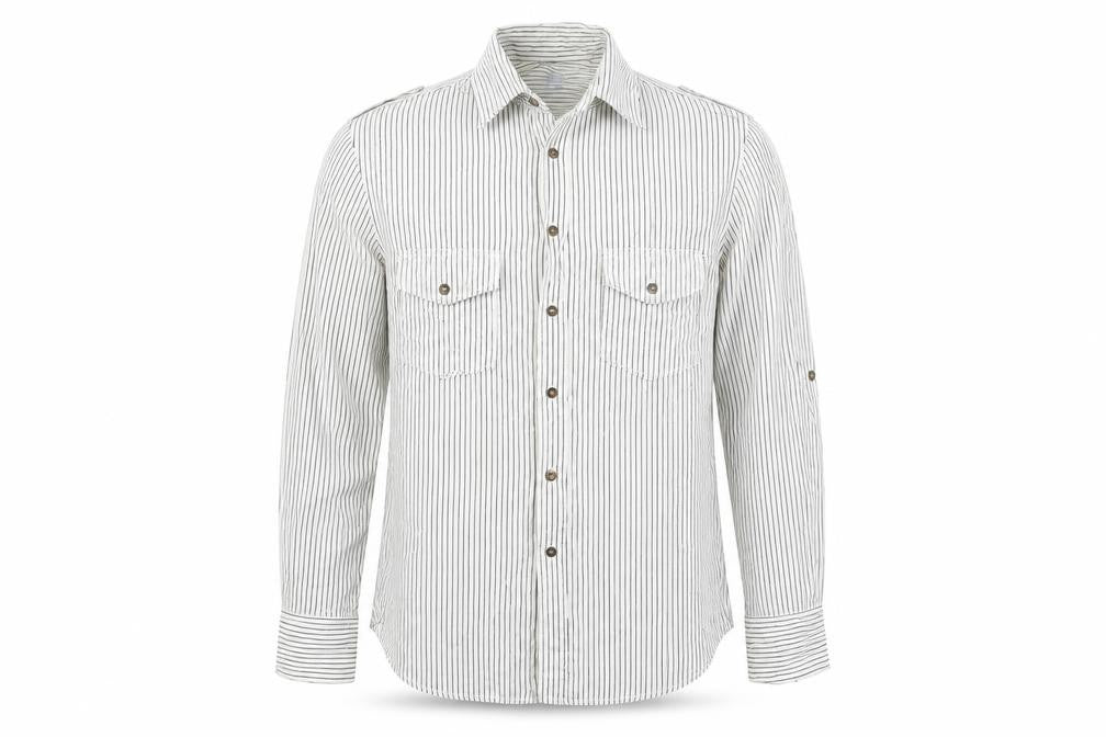 Burton Mens Multicoloured Striped   Button-Up Size M