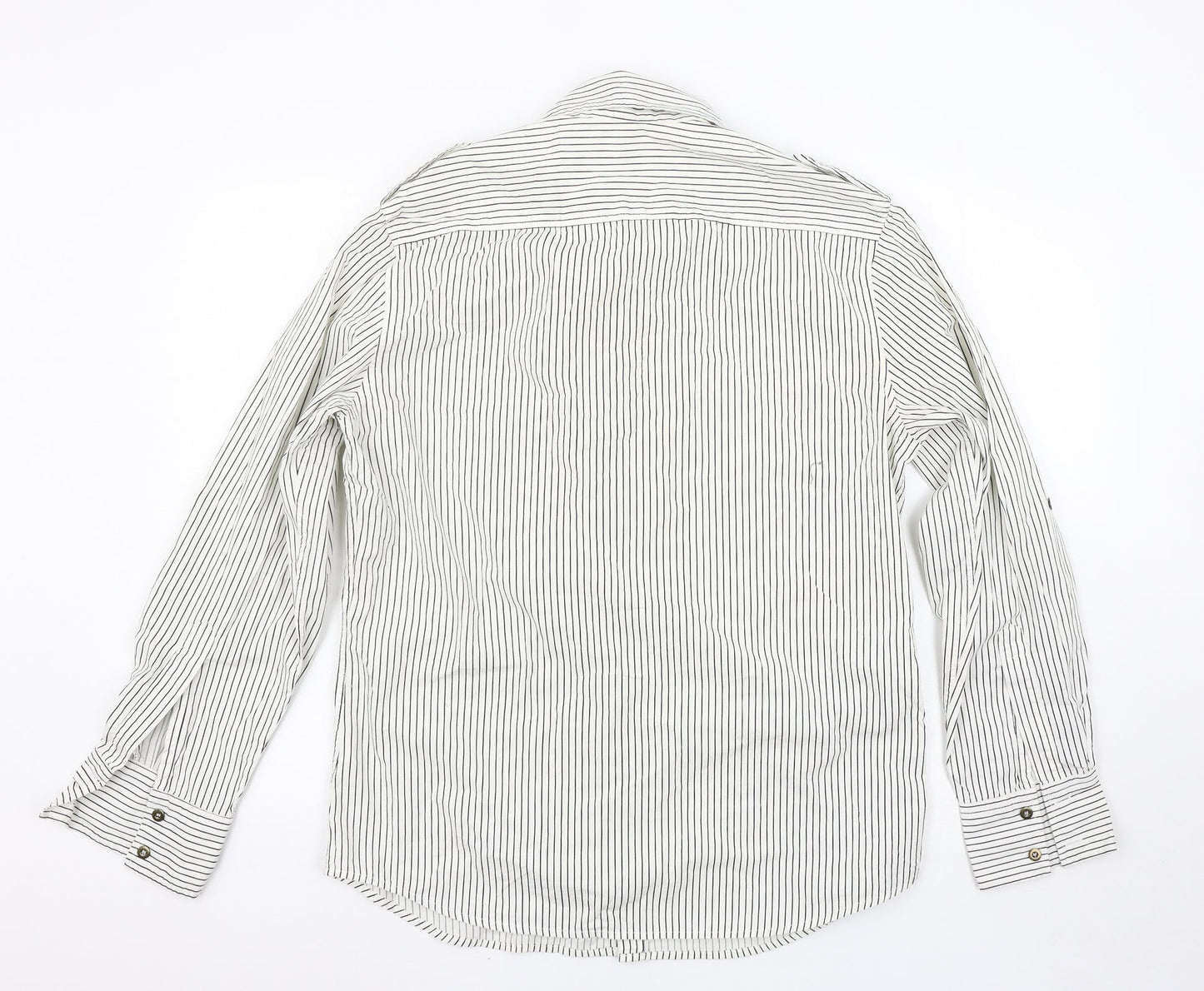 Burton Mens Multicoloured Striped   Button-Up Size M