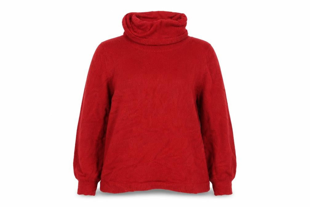 M&Co Womens Red   Pullover Jumper Size 14