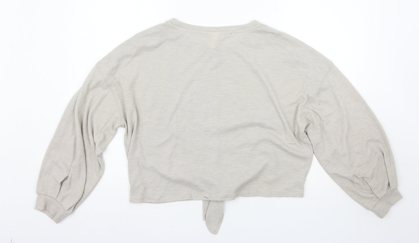H&M Womens Beige   Pullover Jumper Size M