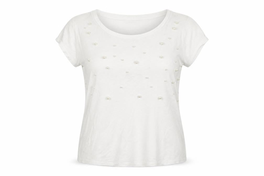 H&M Womens White   Basic T-Shirt Size S