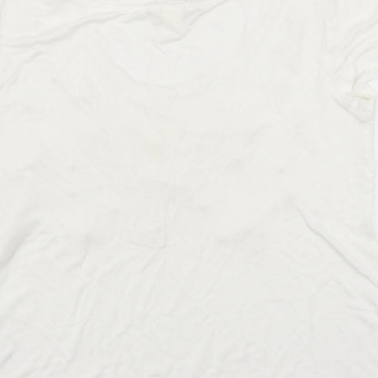 H&M Womens White   Basic T-Shirt Size S