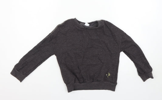 NEXT Girls Black   Pullover Sweatshirt Size 7 Years