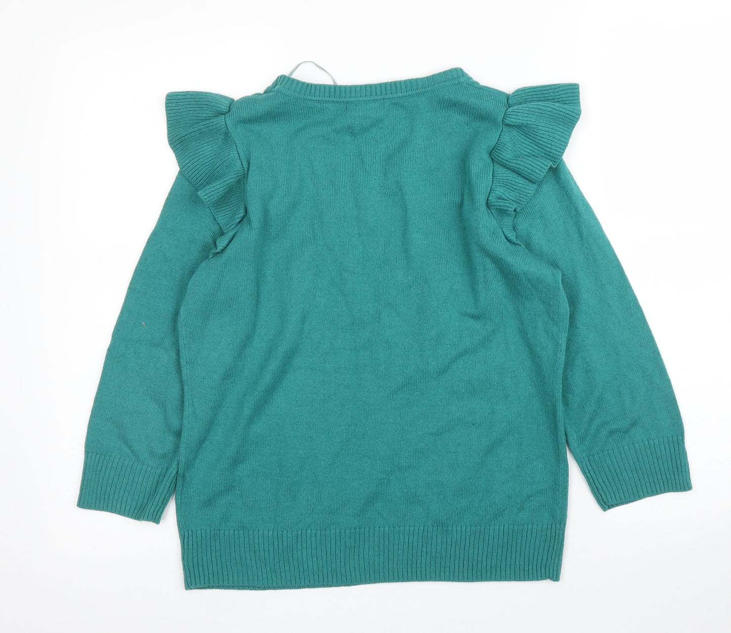 H&M Womens Green   Pullover Jumper Size M