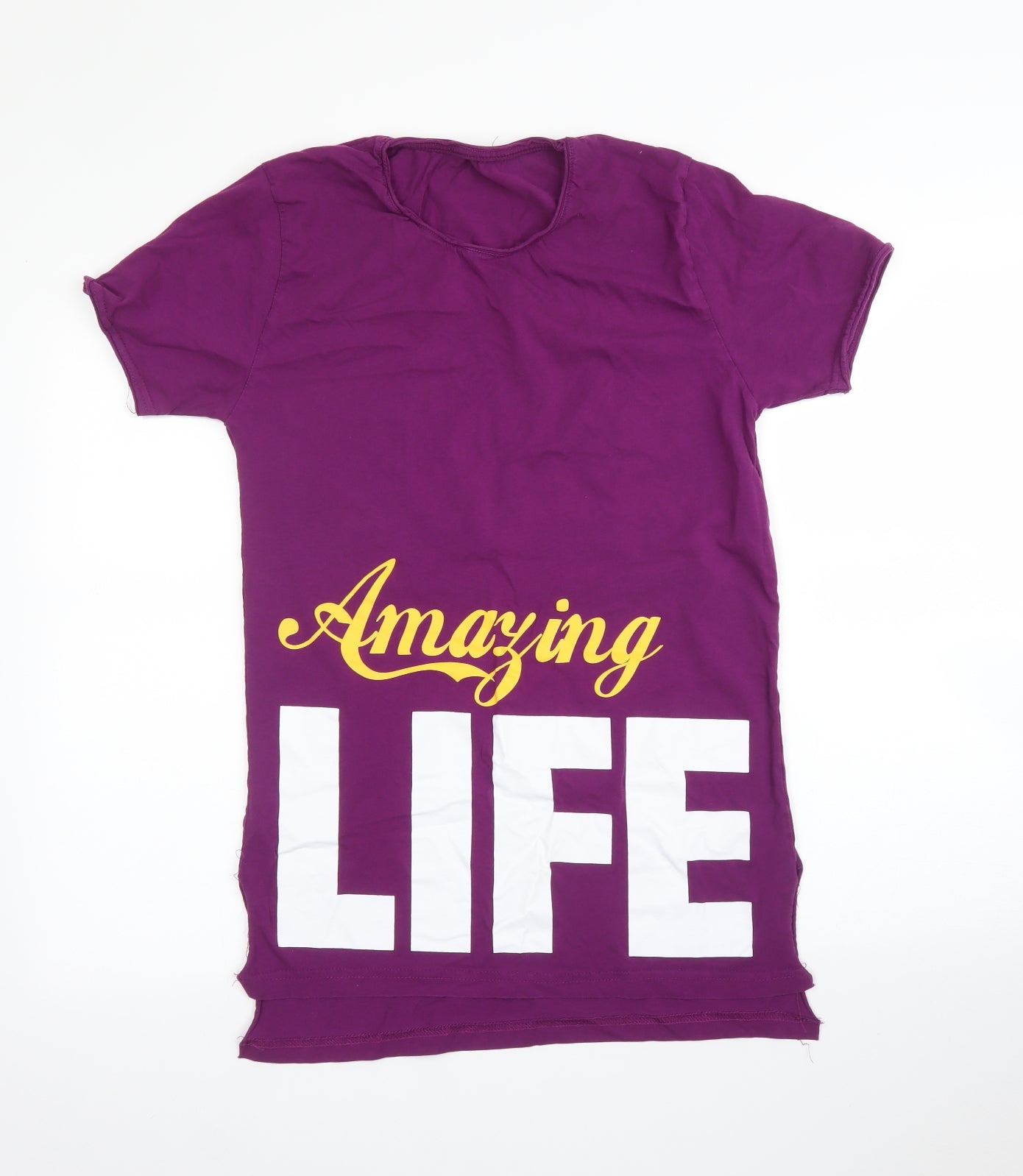 Preworn Womens Purple   Tunic T-Shirt Size M