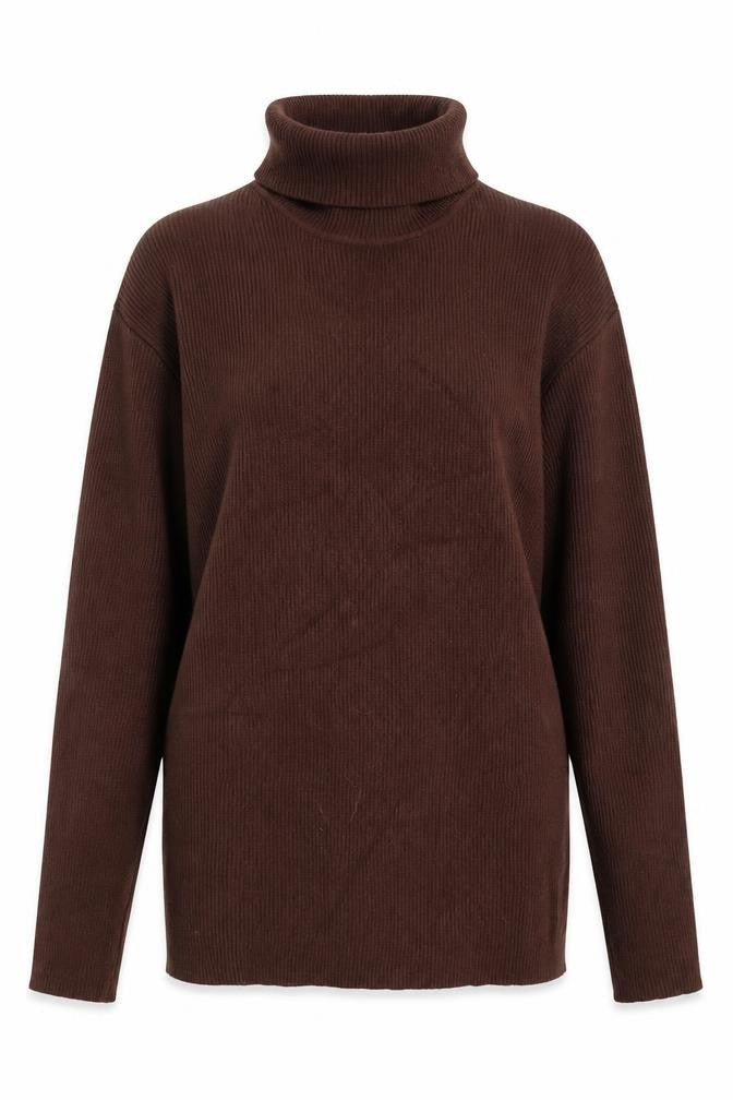 Dazy Womens Brown   Pullover Jumper Size M