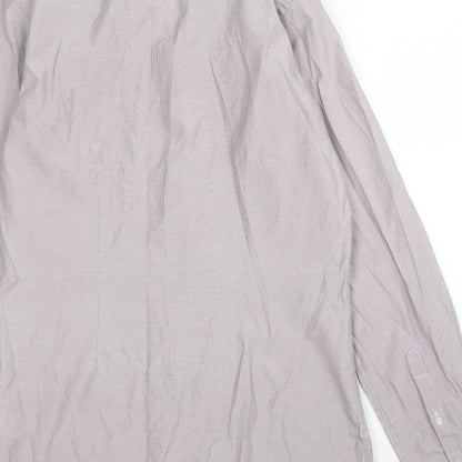Next Mens Purple    Button-Up Size 14.5