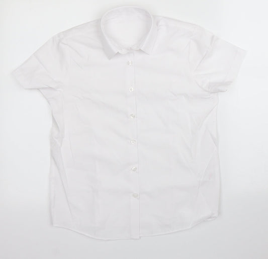 George Boys White   Basic Button-Up Size 11 Years