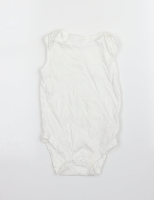Early Days Baby White   Babygrow One-Piece Size 18 Months