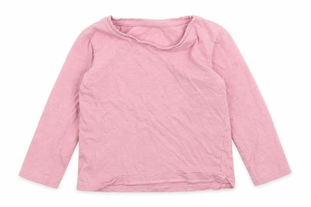 Matalan Girls Pink   Basic T-Shirt Size 18-24 Months