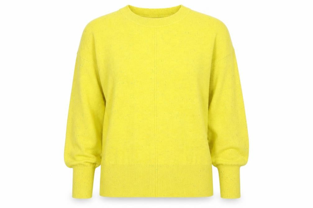 M&Co Womens Yellow   Pullover Jumper Size M