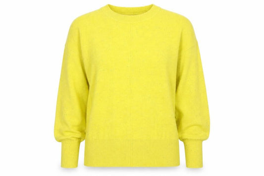 M&Co Womens Yellow   Pullover Jumper Size M