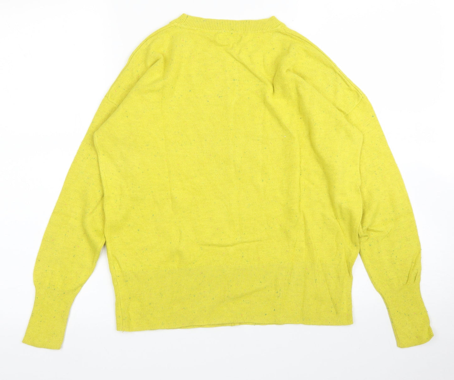 M&Co Womens Yellow   Pullover Jumper Size M