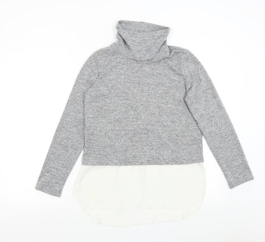 Primark Womens Grey   Pullover Jumper Size 8