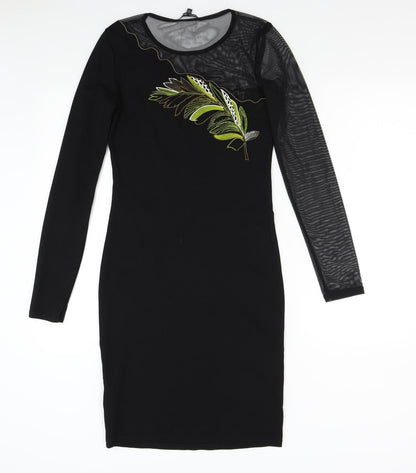 Next Womens Black   Bodycon  Size 8