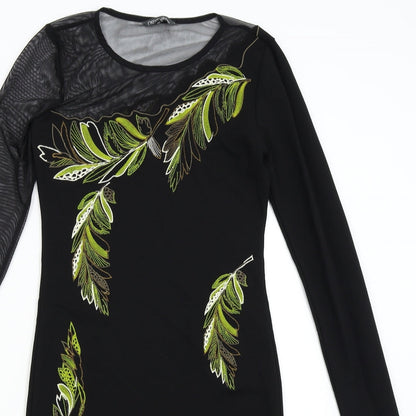 Next Womens Black   Bodycon  Size 8