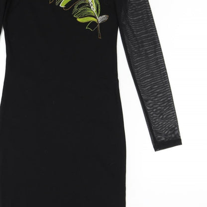 Next Womens Black   Bodycon  Size 8