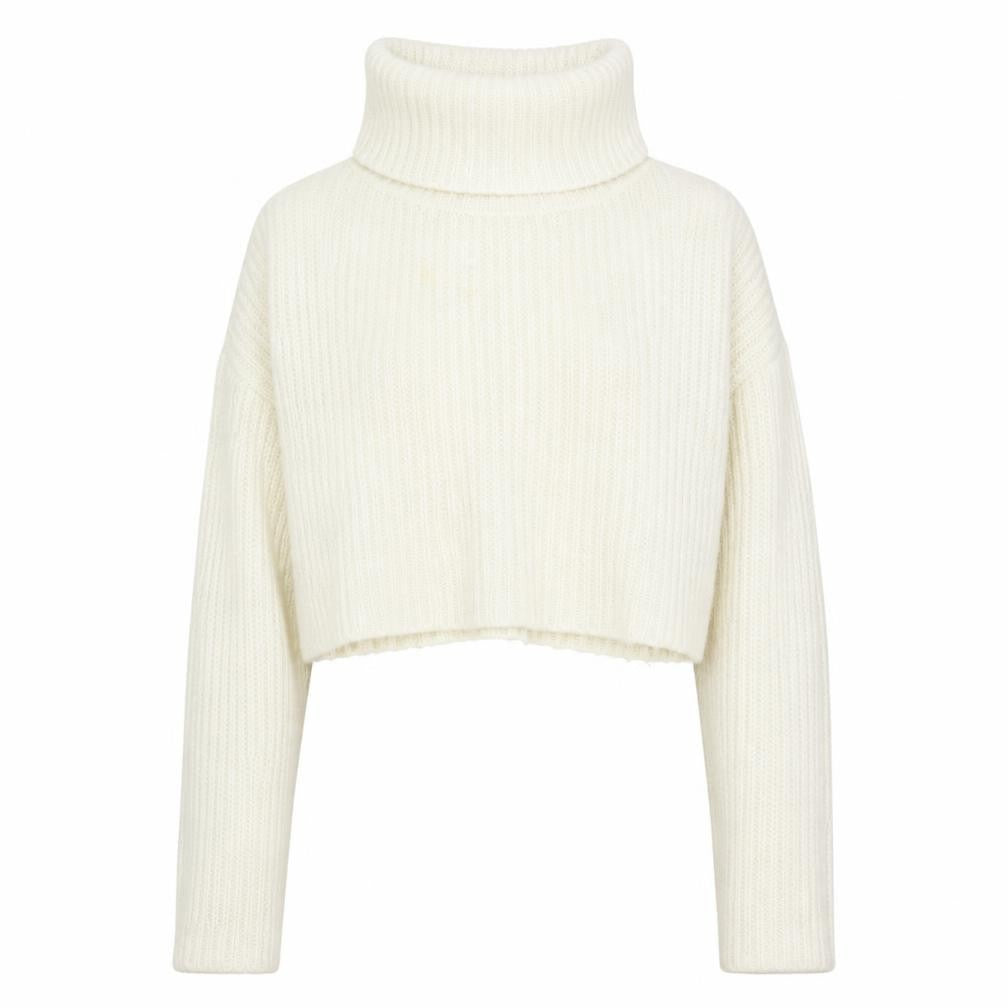 H&M Womens Ivory  Knit Pullover Jumper Size M