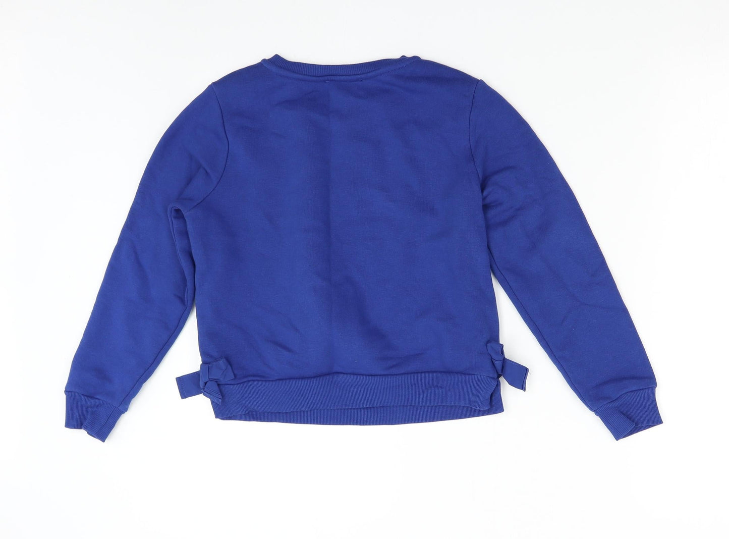 M&S Boys Blue   Pullover Sweatshirt Size 10-11 Years