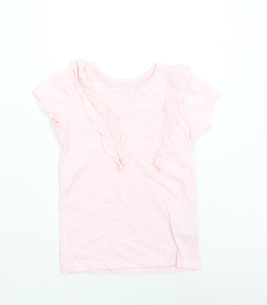 Primark Girls Pink   Basic T-Shirt Size 7-8 Years