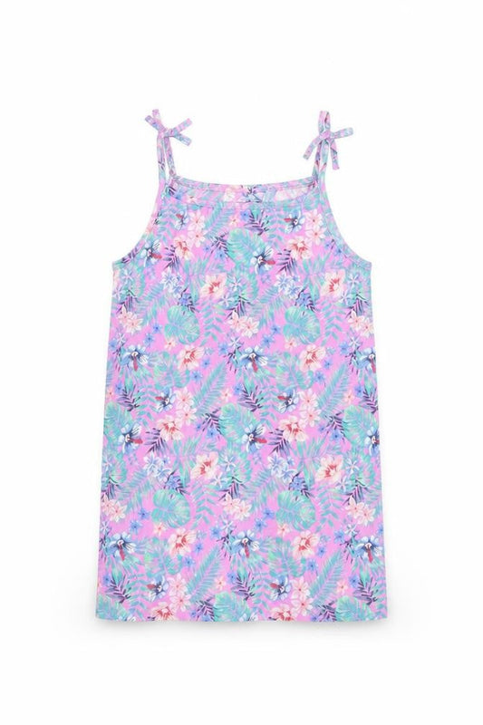 H&M Girls Multicoloured Floral  Basic T-Shirt Size 6-7 Years