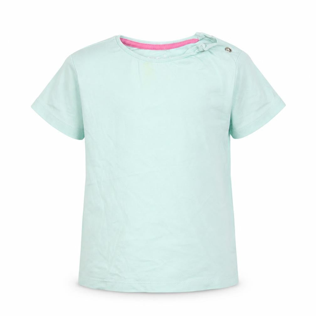 F&F  Girls Green   Basic T-Shirt Size 9-12 Months