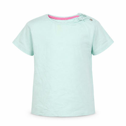 F&F  Girls Green   Basic T-Shirt Size 9-12 Months