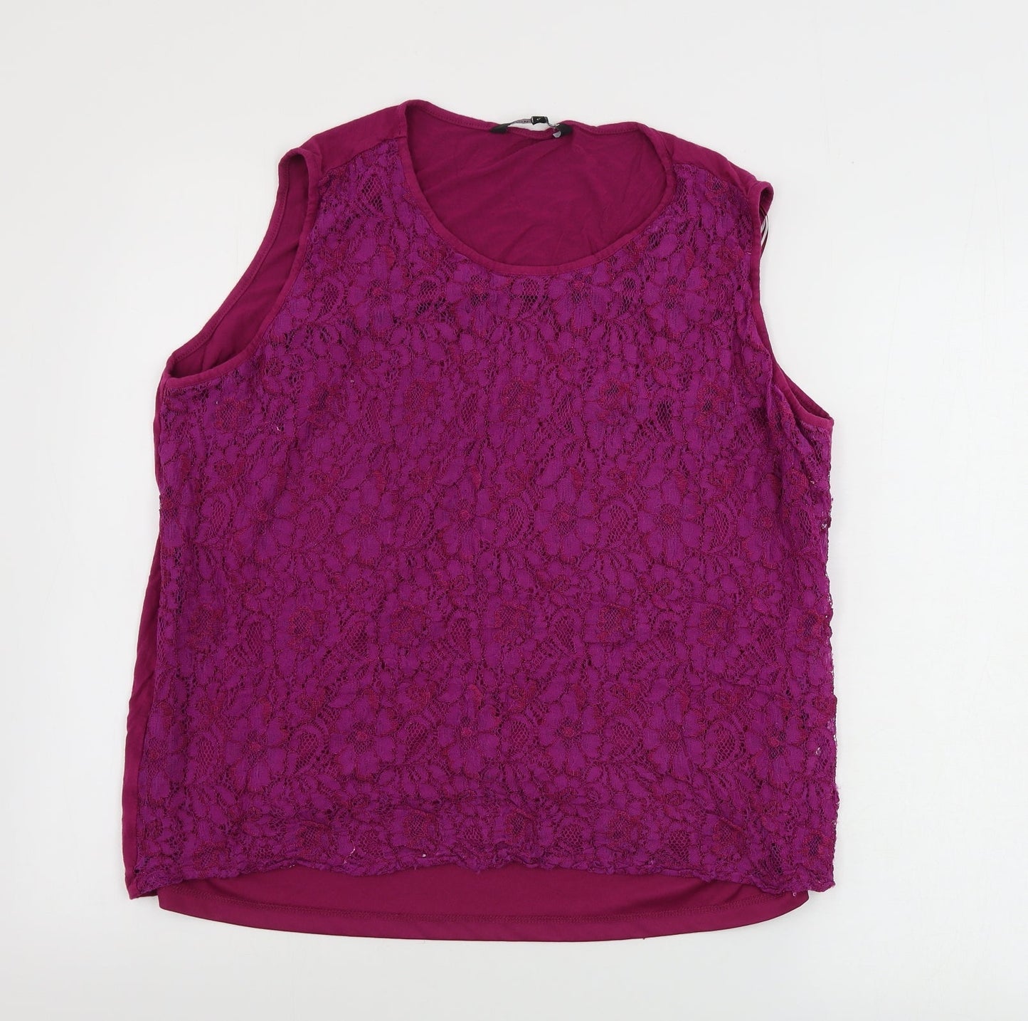 Debenhams  Womens Purple   Basic Tank Size 18