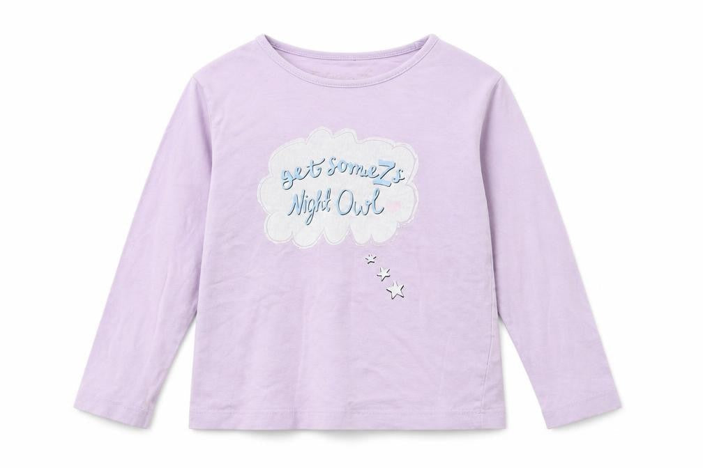 Primark  Girls Purple   Basic T-Shirt Size 5-6 Years