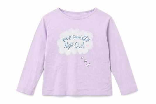 Primark Girls Purple   Basic T-Shirt Size 5-6 Years