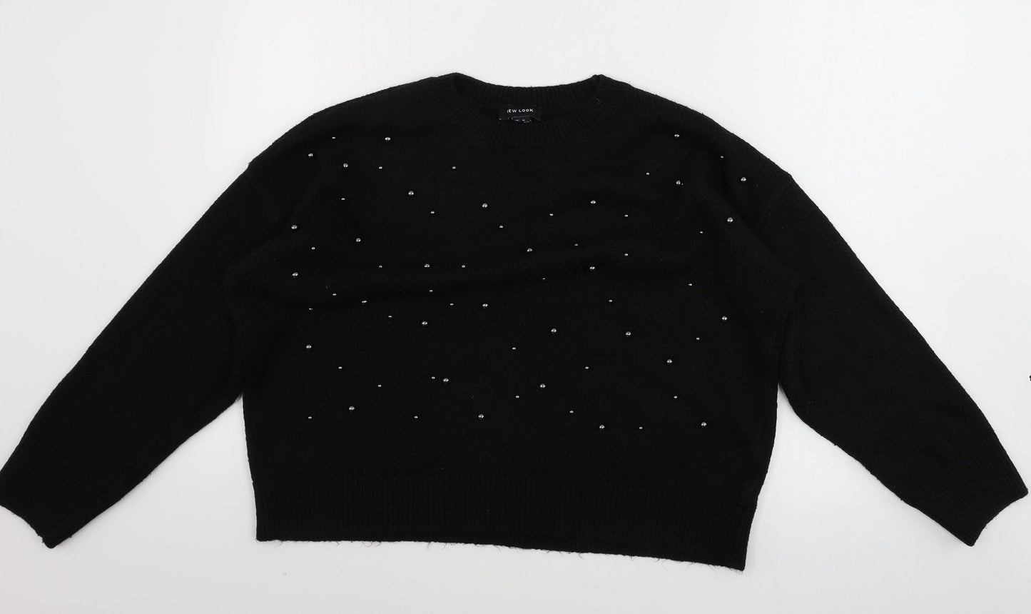 New Look  Womens Black   Pullover Jumper Size M