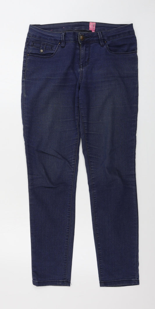 YESYES Womens Blue   Skinny Jeans Size 10 L25 in
