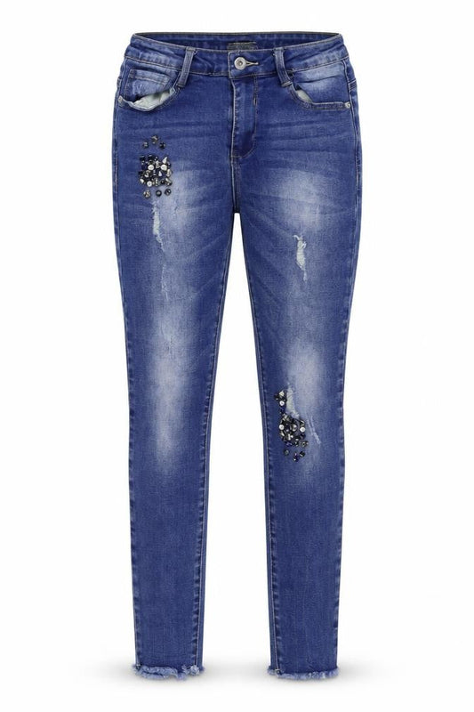 BLUE RAGS Womens Blue   Skinny Jeans Size 26 in L25 in