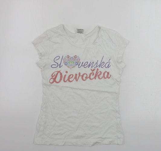 Adler Womens White   Basic T-Shirt Size XS